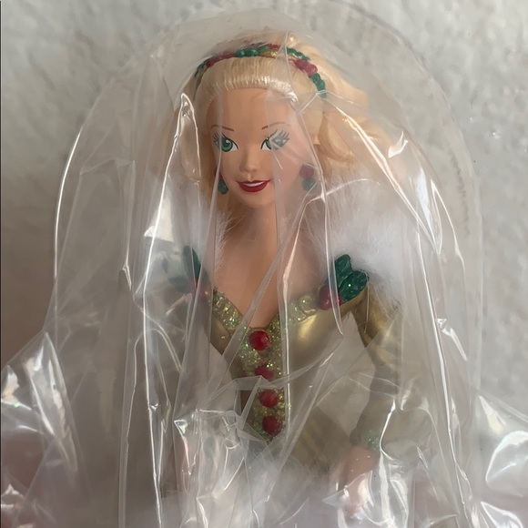 ‘95 Hallmark Happy Holidays Barbie Stocking Hanger - Picture 5 of 16